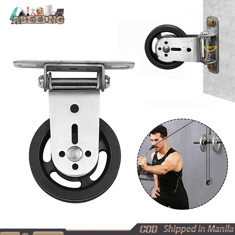 thumbnail image 2 of 4-Pack Silent Nylon Pulley Wheels 90mm - Gym Cable System Pulleys 350lb Capacity 2 of 12