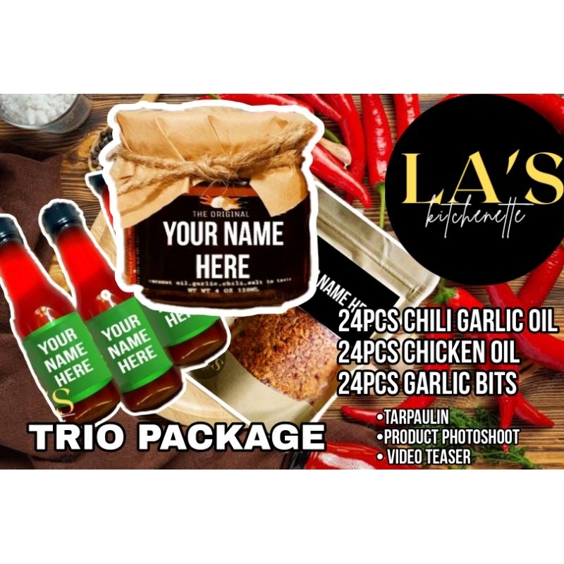 La's Kitchenette Trio Package w/ TARPAULIN | Shopee Philippines