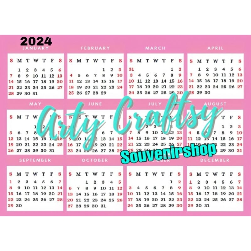 Calendar 2025 and 2025 Giveaways for any occasion , Bigger