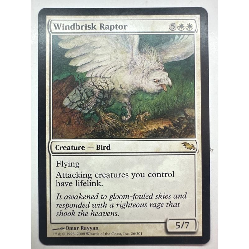 Windbrisk Raptor - Non Foil - MTG | Shopee Philippines