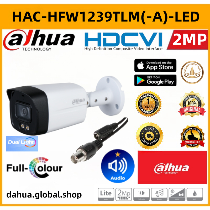 Dahua CCTV Camera 2MP/5MP HD Fullcolor Starlight Bullet With audio