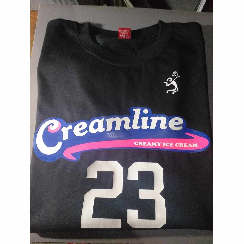 PVL VOLLEYBALL PLAYER CREAMLINE BLACK T SHIRT Shopee Philippines