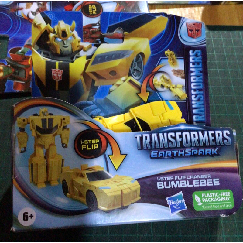 Hasbro Transformers Earth Sparks 1-Step Flip Changer (Bumblebee ...