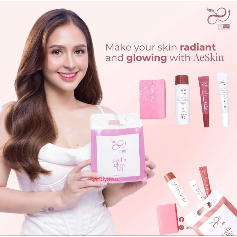 Luxe Skin AE Skin Peel 'n Glow Rejuvenating Set for a Fresh and