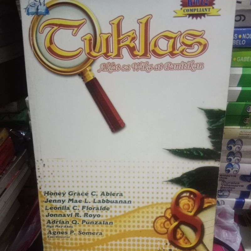 tuklas 8 aklat sa wika at panitikan | Shopee Philippines