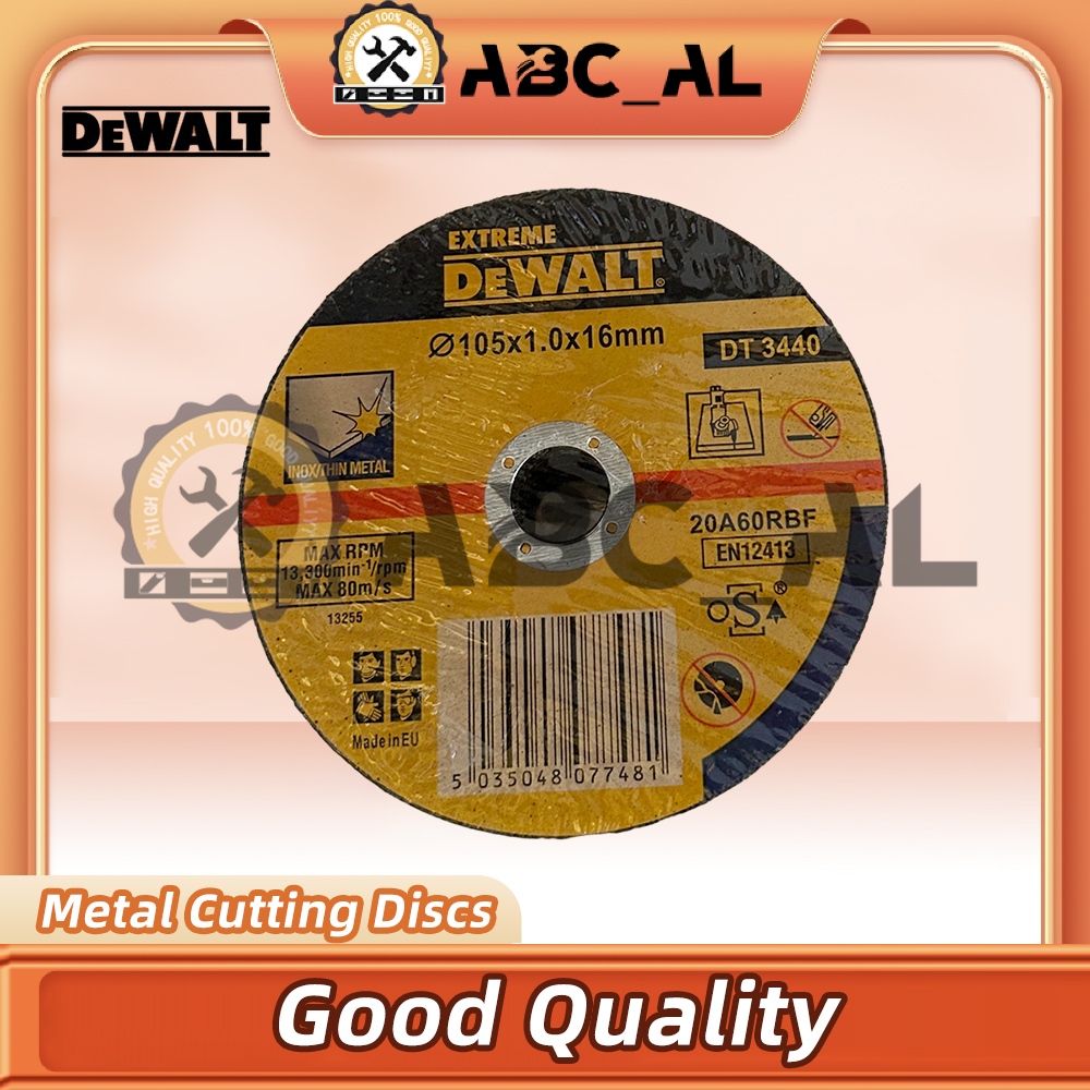 DeWaLT Metal Grinding Disc ( 105*1.0*16mm) For Angle Grinder (25pcs