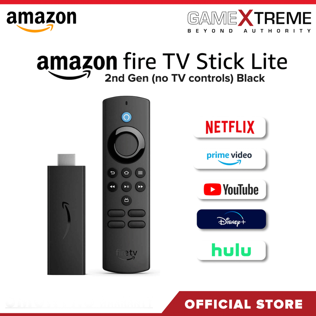 New  Firestick Fire TV Stick Lite Alexa Voice Remote Lite (No TV  Controls)