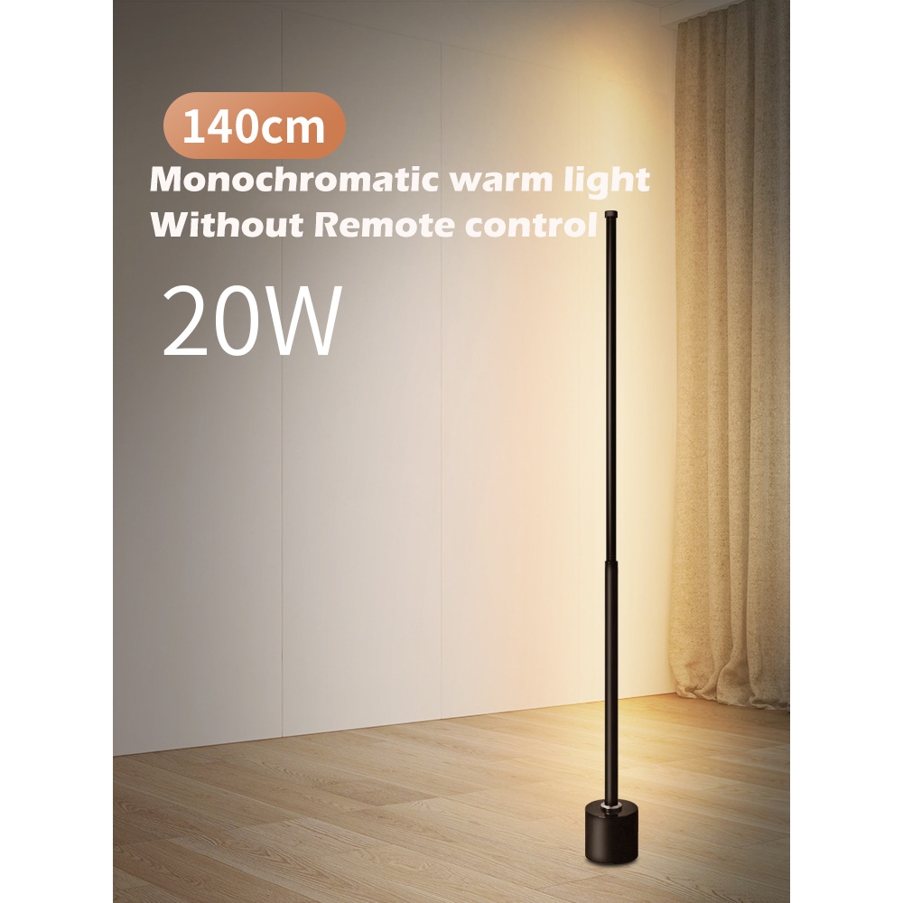 minimalist floor lamp corner