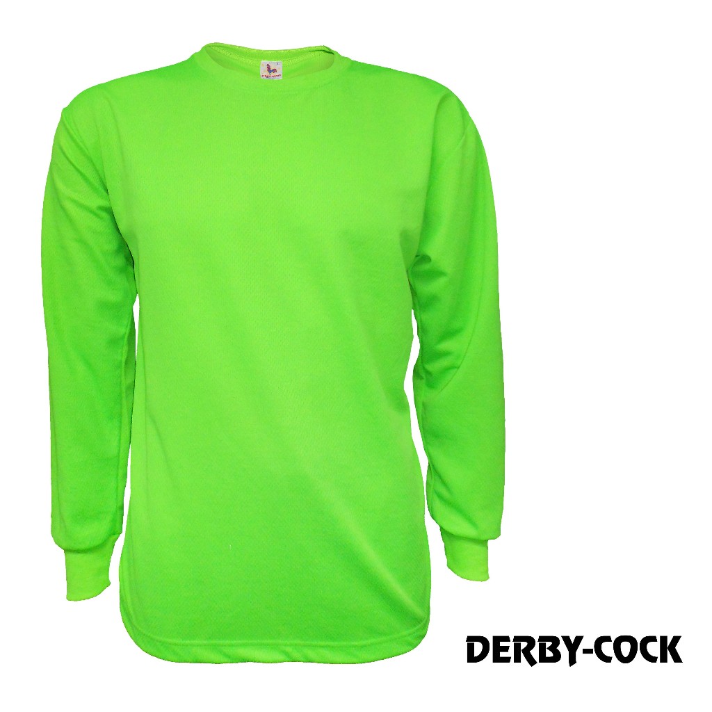 Dri Fit Neon Green T Shirt Full Sleeve Sublimation Dri-Fit T-Shirt