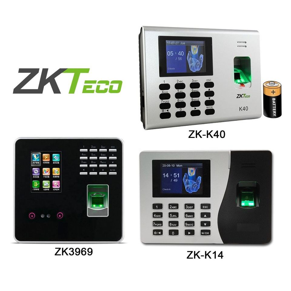 ZKTECO BIOMETRIC (ADMS READY) ATTENDANCE DEVICE K40 / K14 / ZK3969 ...