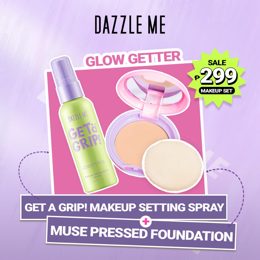 DAZZLE ME Glow Getter Bundle -Muse Pressed Foundation + Get a Grip ...