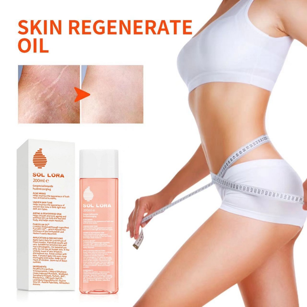 SOL LORA stretch mark skin care, fade fine marks bio-oil scar repair ...