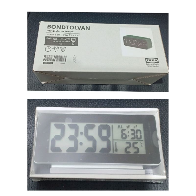 ikea FILMIS/ BONDTOLVAN alarm clock Shopee Philippines
