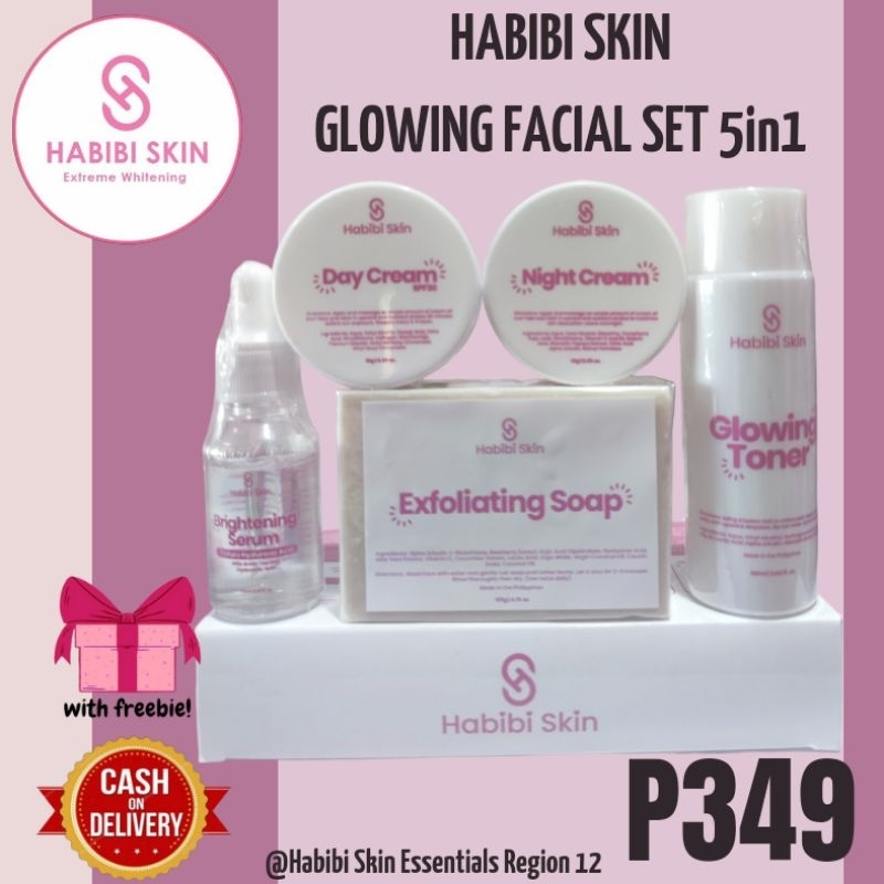 Habibi Glowing Facial Set 5in1 By Ms Crissa Liaging 100 Original Product Shopee Philippines 5933