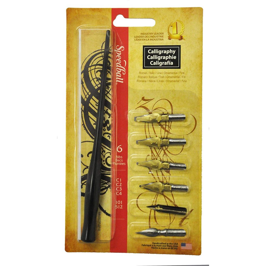 Speedball 6-Nib Calligraphy Lettering Set (1 Count) | Shopee Philippines