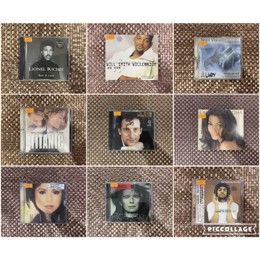 ASSORTED VINTAGE CDs / MUSIC COMPACT DISCS AIZA SEGUERRA, NINA