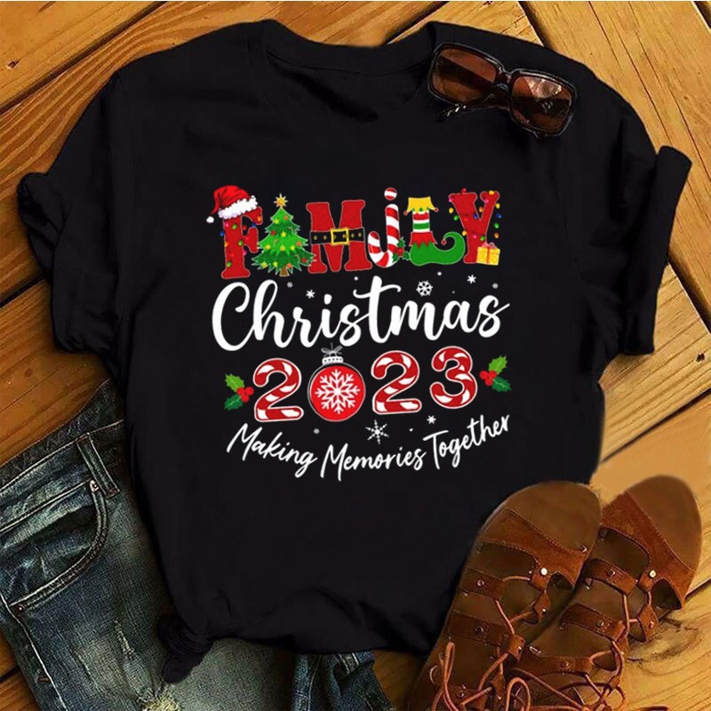 JRUEKYCLOTHING Tshirt Christmas Tshirt Merry Christmas Tshirt Unisex