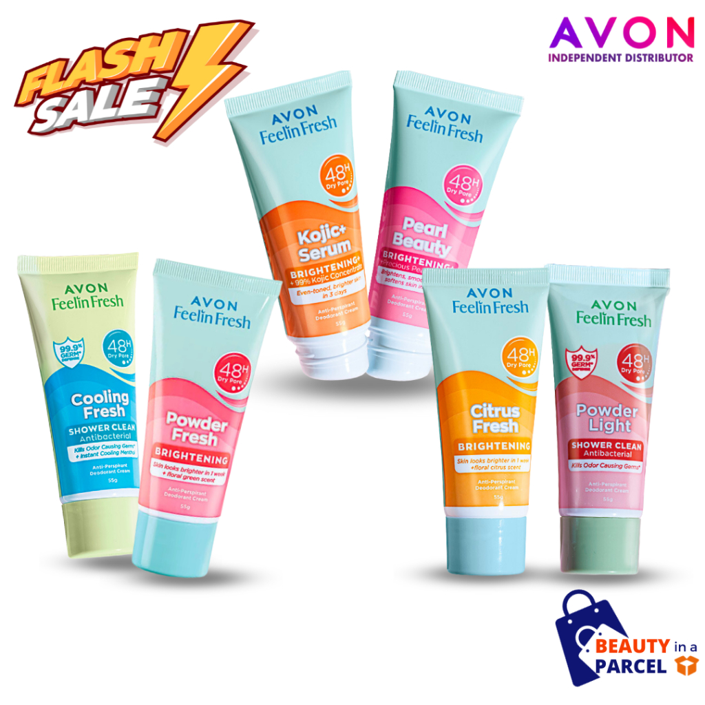 Avon Feelin Fresh Quelch Anti Perspirant Deodorant Cream 55g Shopee