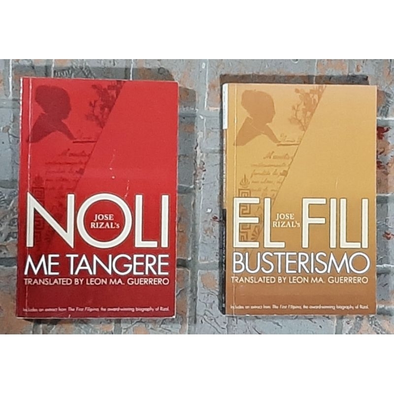 Jose Rizals Noli Me Tangere El Filibusterismo Shopee Philippines 9006