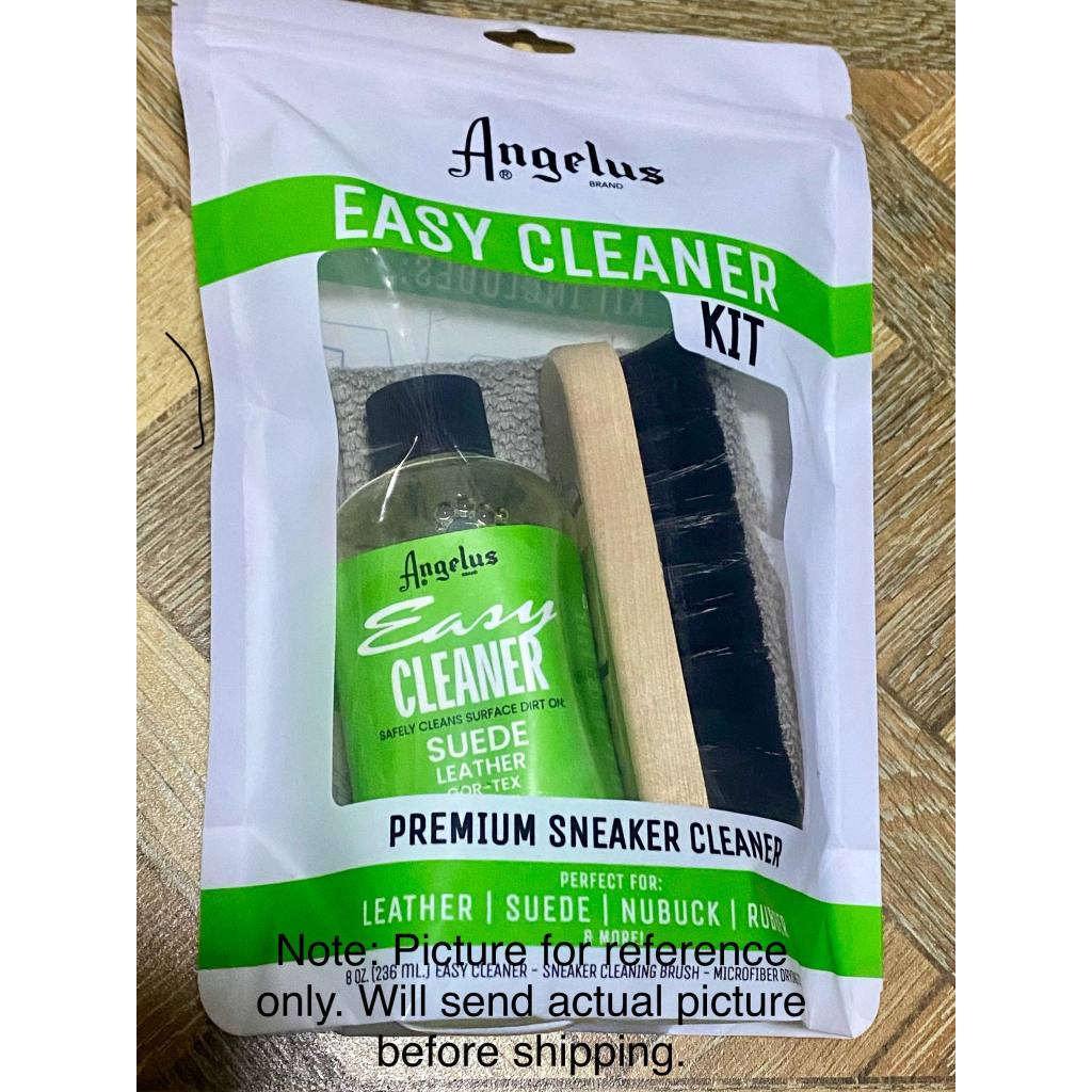 Angelus Foam-Tex Gentle Shoe Sneaker Cleaner for Leather, Nubuck, Suede, Canvas, Plastic - Foaming Shoe Cleaner to Clean Dirt, Stains, Grime - 5.7oz Pump