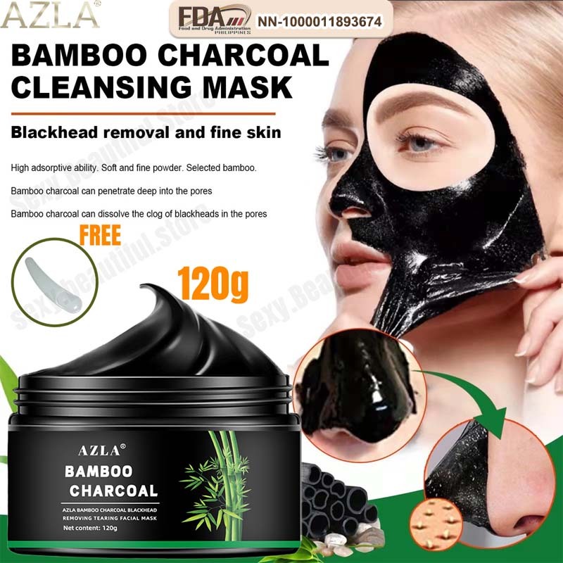 Bamboo Charcoal Blackhead Remover Mask Shrink Pores Oil-Control Deep ...