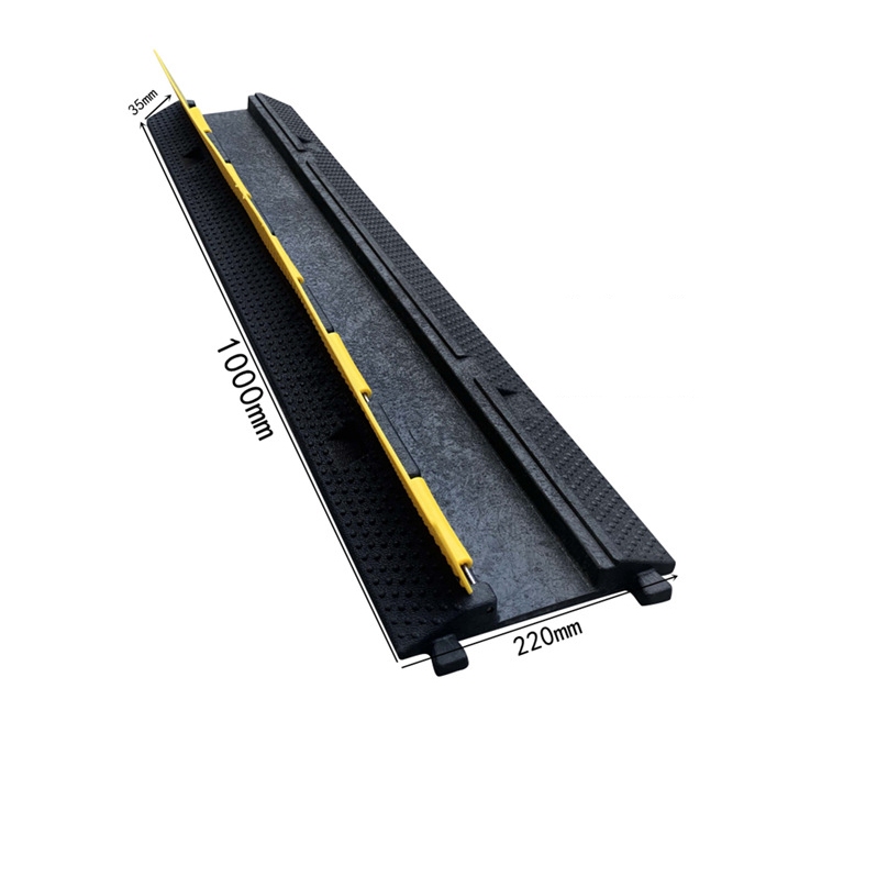 Rubber Cable Ramp Protector Ramp Wire Floor Cord Cover Deceleration ...