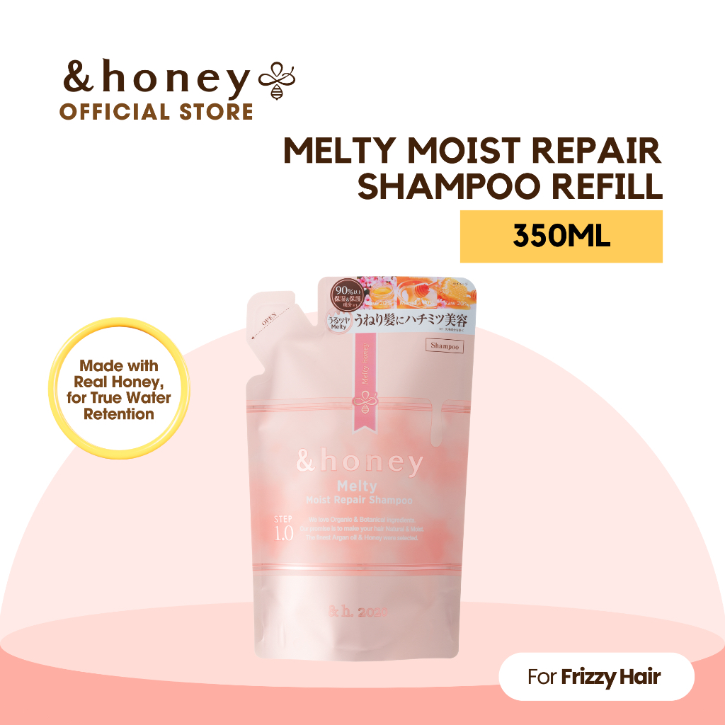 And Honey Melty Moist Repair Shampoo REFILL 350ml & honey Made in Japan Shopee Philippines