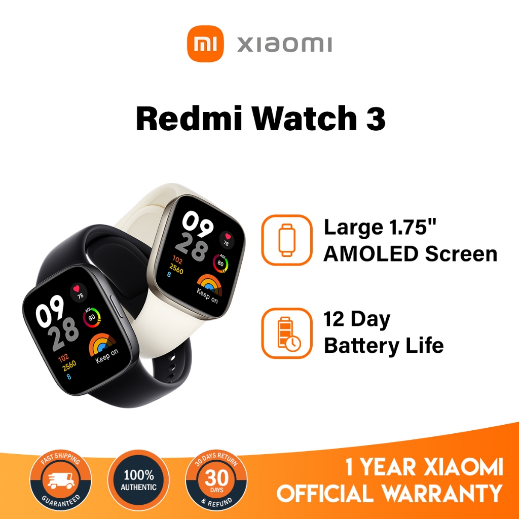 Redmi Watch 3 with 1.75″ AMOLED display, Bluetooth calling and GPS goes  global