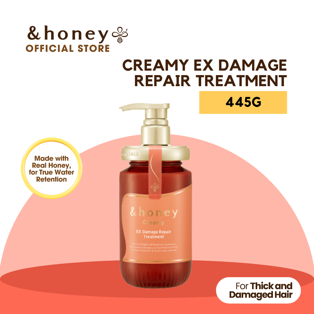 And Honey Creamy EX Damage Repair Treatment 445g & Honey Made in Japan Shopee Philippines