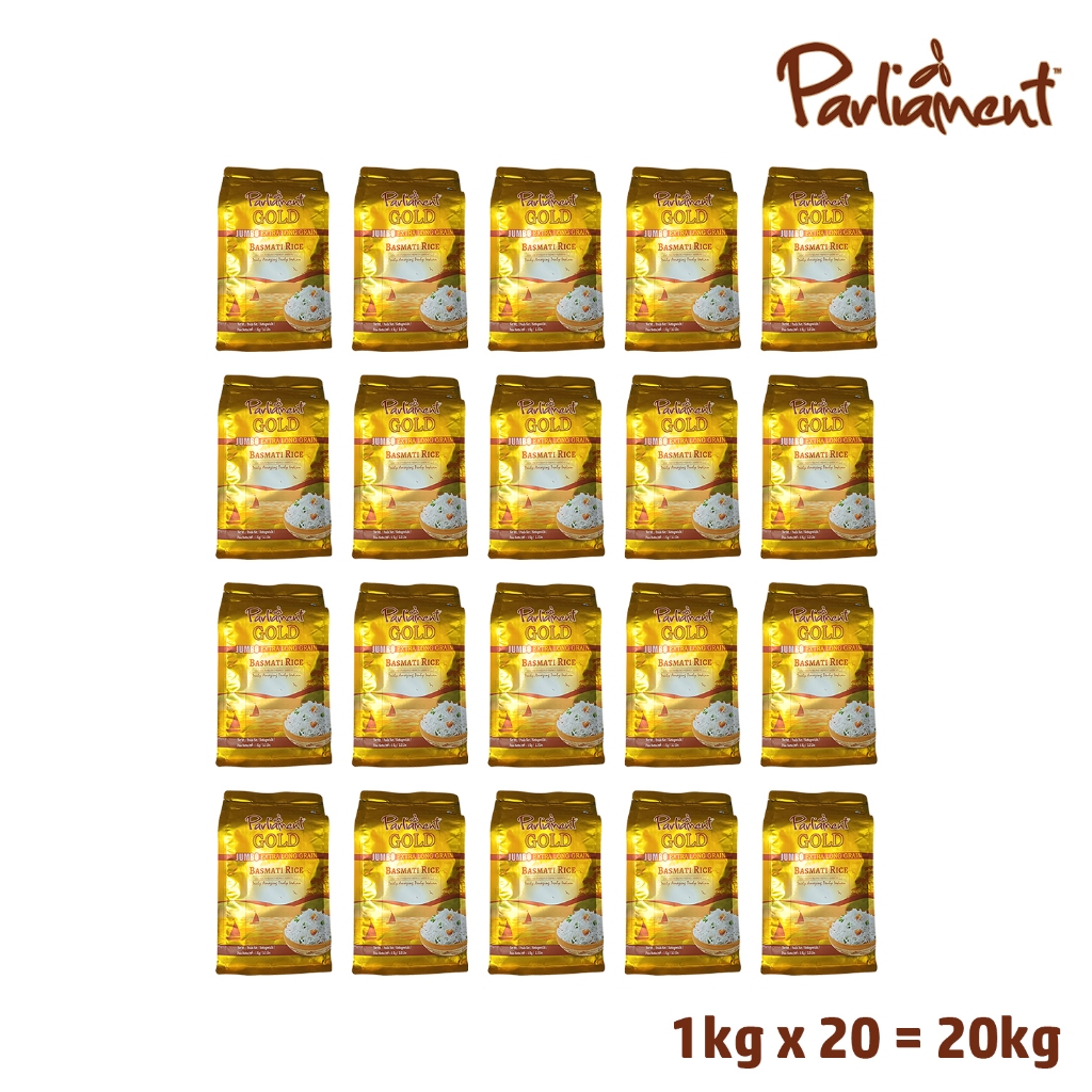 Parliament Gold 20kg Jumbo Extra Long Grain Basmati Rice (Taste of Gold