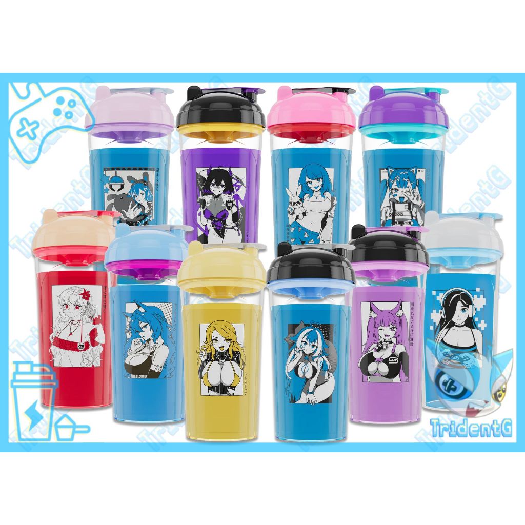 Gamer Supps GG Waifu Cup 24oz Shaker cup GamerSupps GG Gaming