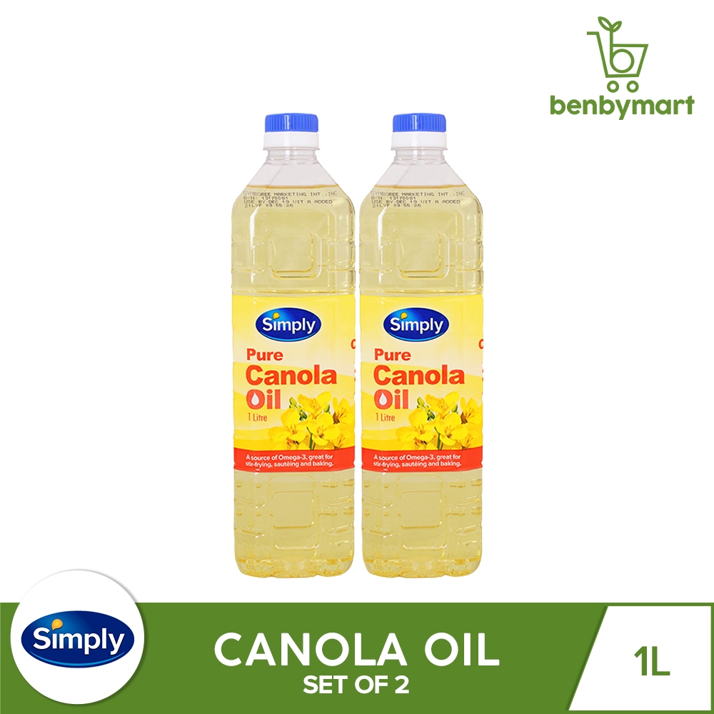 Simply Pure Canola Oil 1L (Set of 2) Shopee Philippines
