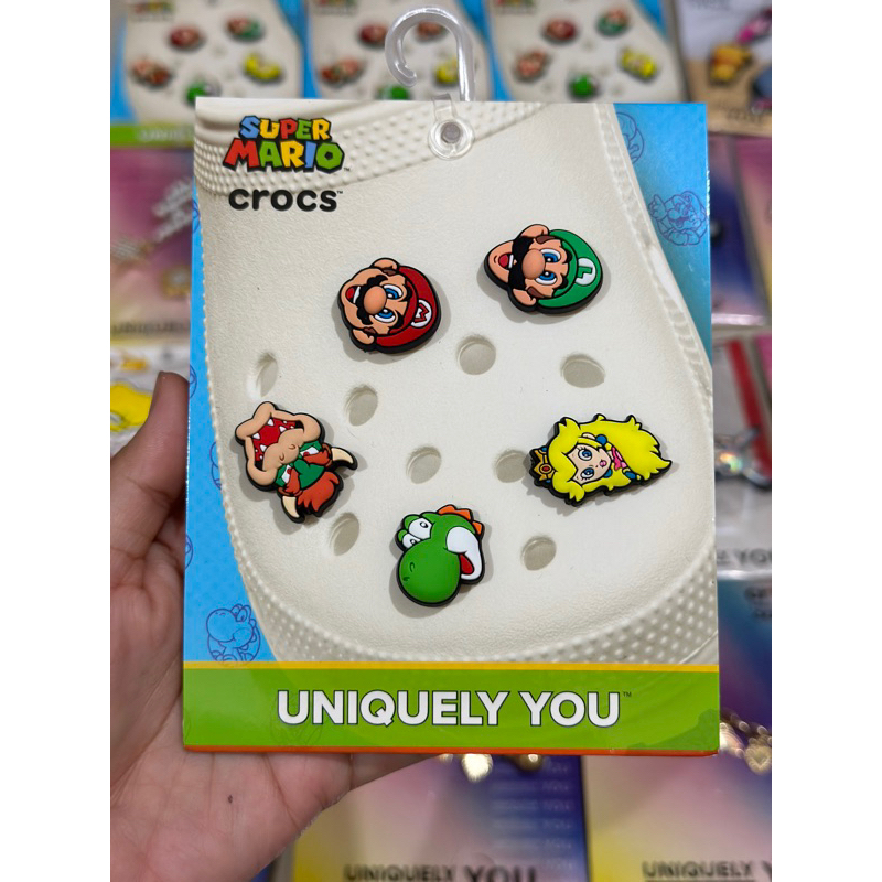 Crocs Original Jibbitz Super Mario Set Shopee Philippines