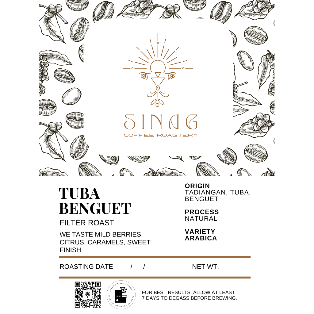 SINAG COFFEE - TUBA, BENGUET ARABICA - SINGLE ORIGIN COFFEE | Shopee ...