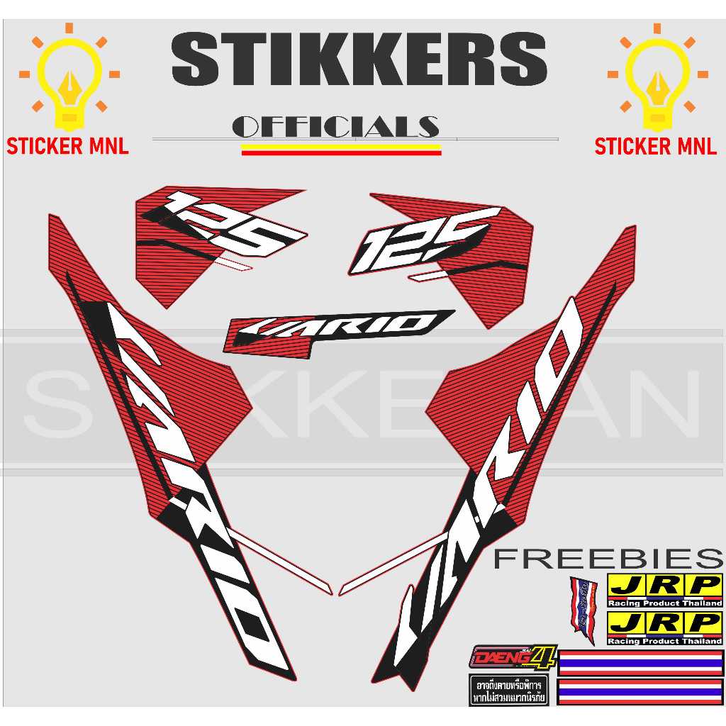 HONDA CLICK 125i VARIO 125 V3 MALAYSIAN / THAI CONCEPT NEW DECAL