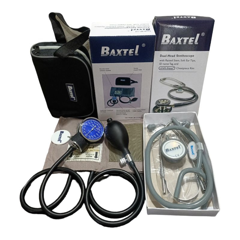 Baxtel Aneriod Sphygmomanometer Blood Pressure Monitor With Double Head 