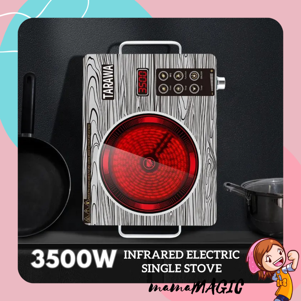 𝓜𝓜 3500W Hot Plate Infrared Electric Single Burner 3500W Portable ...