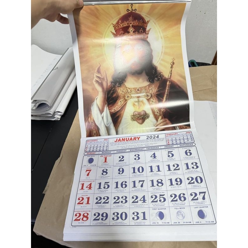 Christ the king Calendar 2024 (Budget price) Shopee Philippines