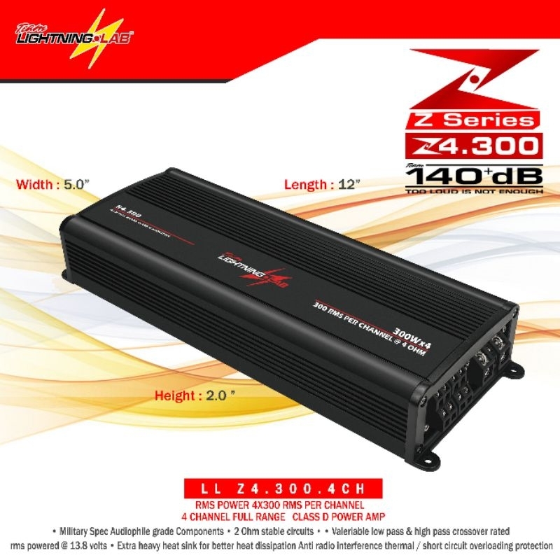 lightning lab amplifier (Z4.300) Shopee Philippines