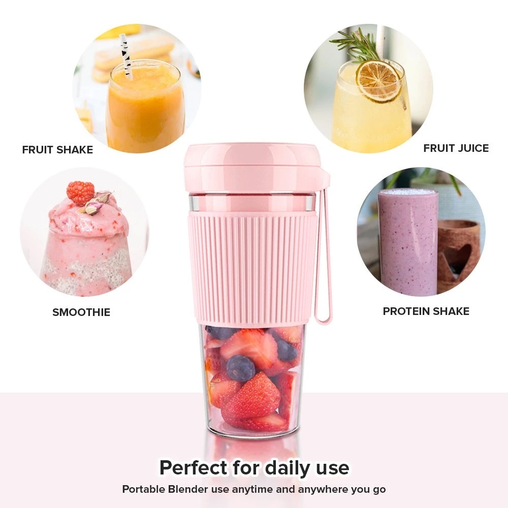 Portable Blender Fruit Juicer Shake Tumbler and Blender Electric Mixer