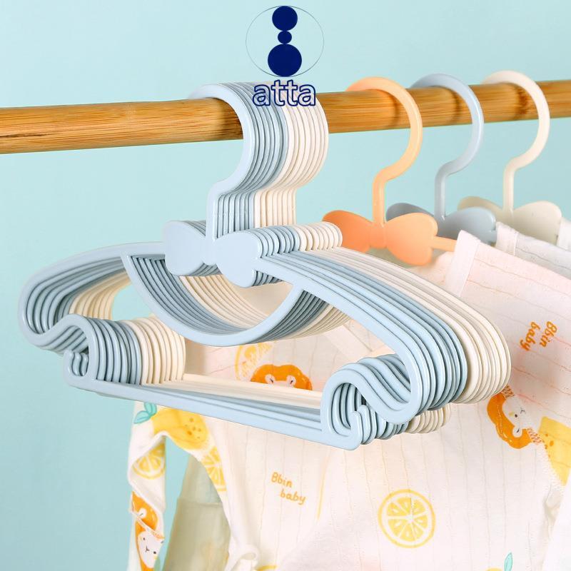 Non Slip Plastic Kids Plastic Coat Hangers Child Baby Clothes Stands Multi Color