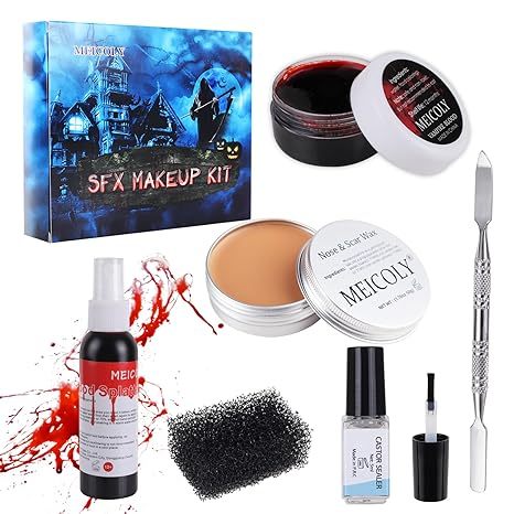 Meicoly SFX Makeup Kit Scars Wax for Halloween Special 1 Set | Shopee ...