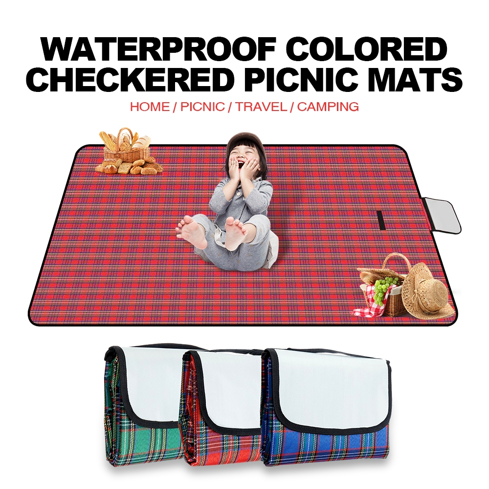 Foldable Picnic Rug Camping Outdoor Waterproof Travel Beach Mat Sand ...