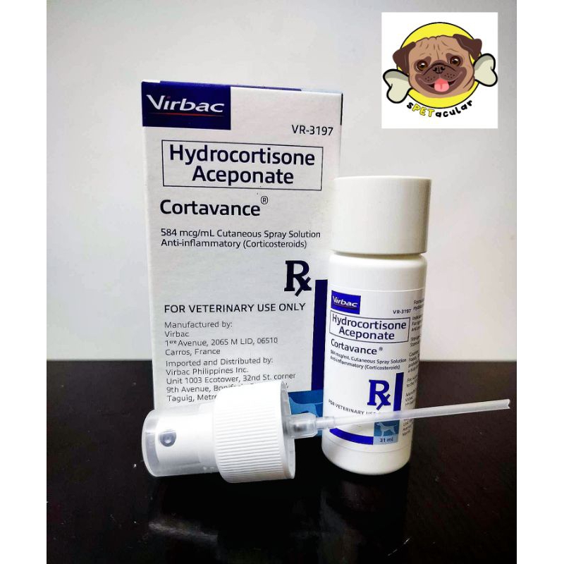 Virbac CORTAVANCE Topical Spray Solution 31ml Shopee Philippines