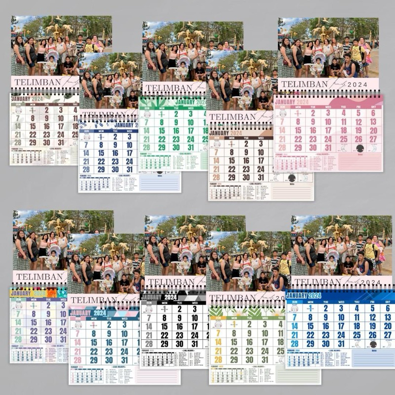 Rush Personalized Calendar 2024 Shopee Philippines