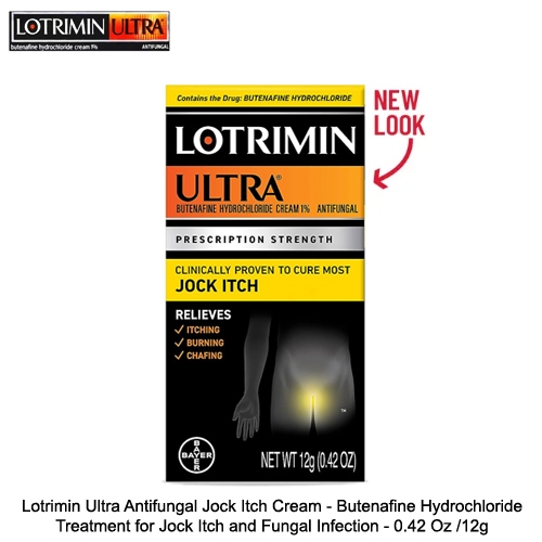 Lotrimin Ultra Antifungal Jock Itch Cream 0.42oz / 12g (Packaging May