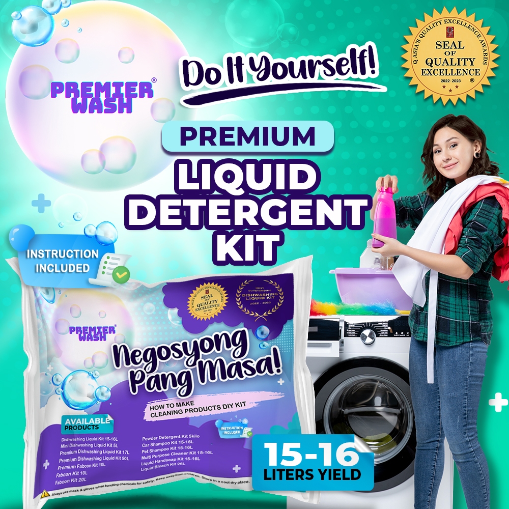 PREMIUM LIQUID DETERGENT KIT - PREMIER WASH | Shopee Philippines