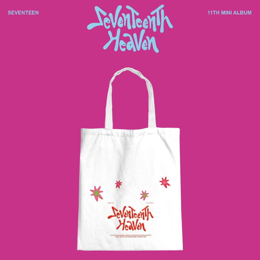 Seventeenth Heaven Canvas Tote Bag Seventeen 11th Mini Album Tote Bag With Freebie Svt Lomo 