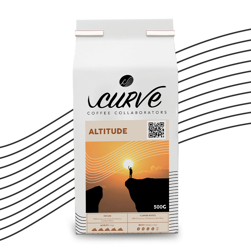 Curve Premium Espresso Coffee Beans Altitude Blend 1Kg Shopee