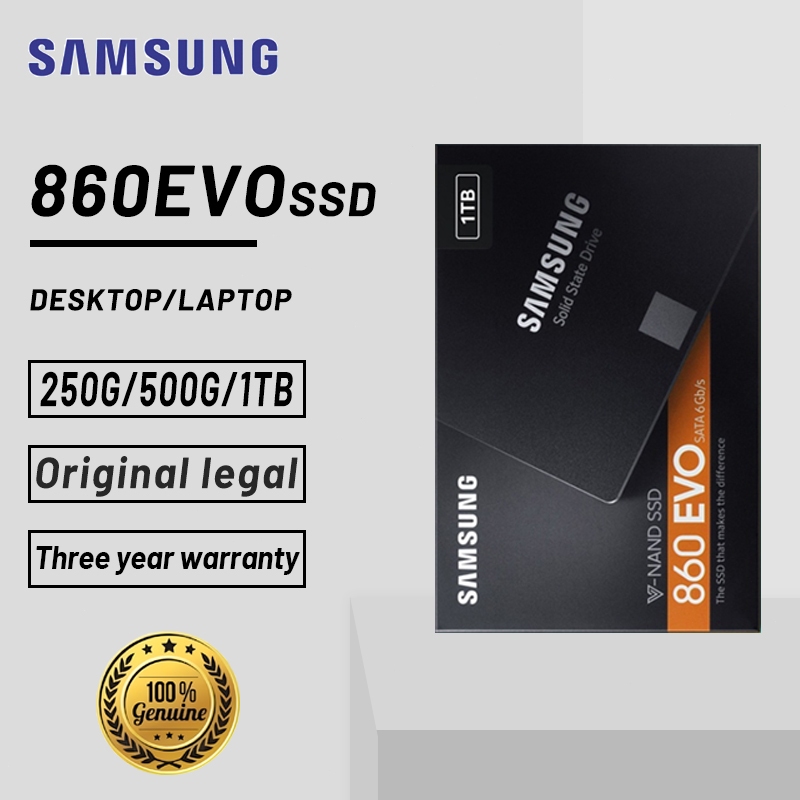 SAMSUNG SSD 860/870 EVO 250GB 500GB 1T Internal Solid State Disk Hard